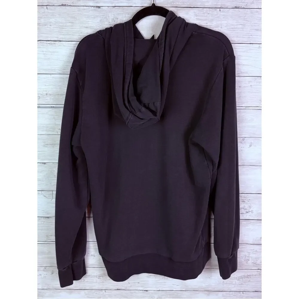adidas Black Hoodie with Green-Tan Tennis Logo